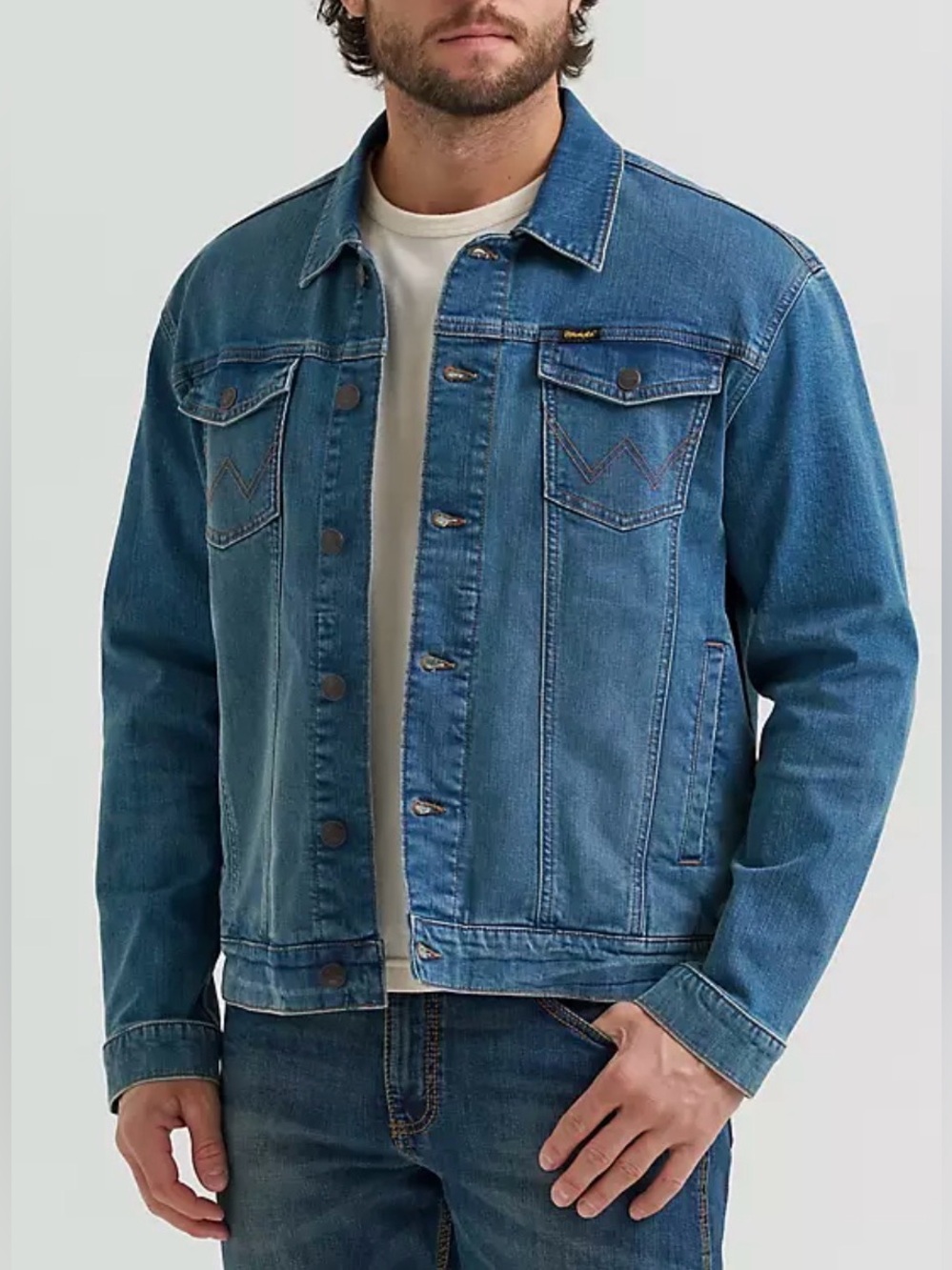 Wrangler Medium Blue Denim Jacket
